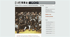 Desktop Screenshot of blog.iballer.com